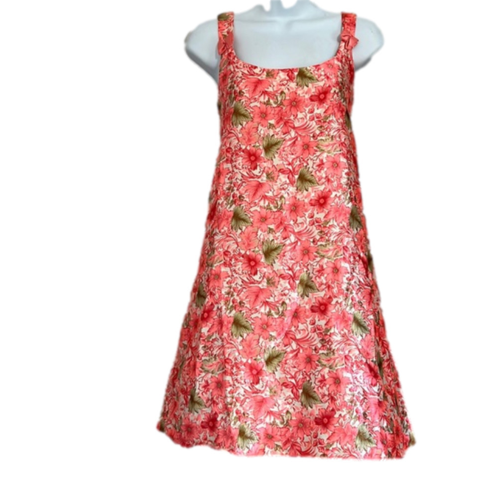 𝅺nwot, SANTE’ CLASSICS, Pink, Floral Teddy, Nightwear, Dress, Size L, Leaf